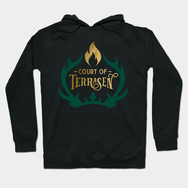 Court of Terrasen - Throne of Glass Hoodie by KitCronk